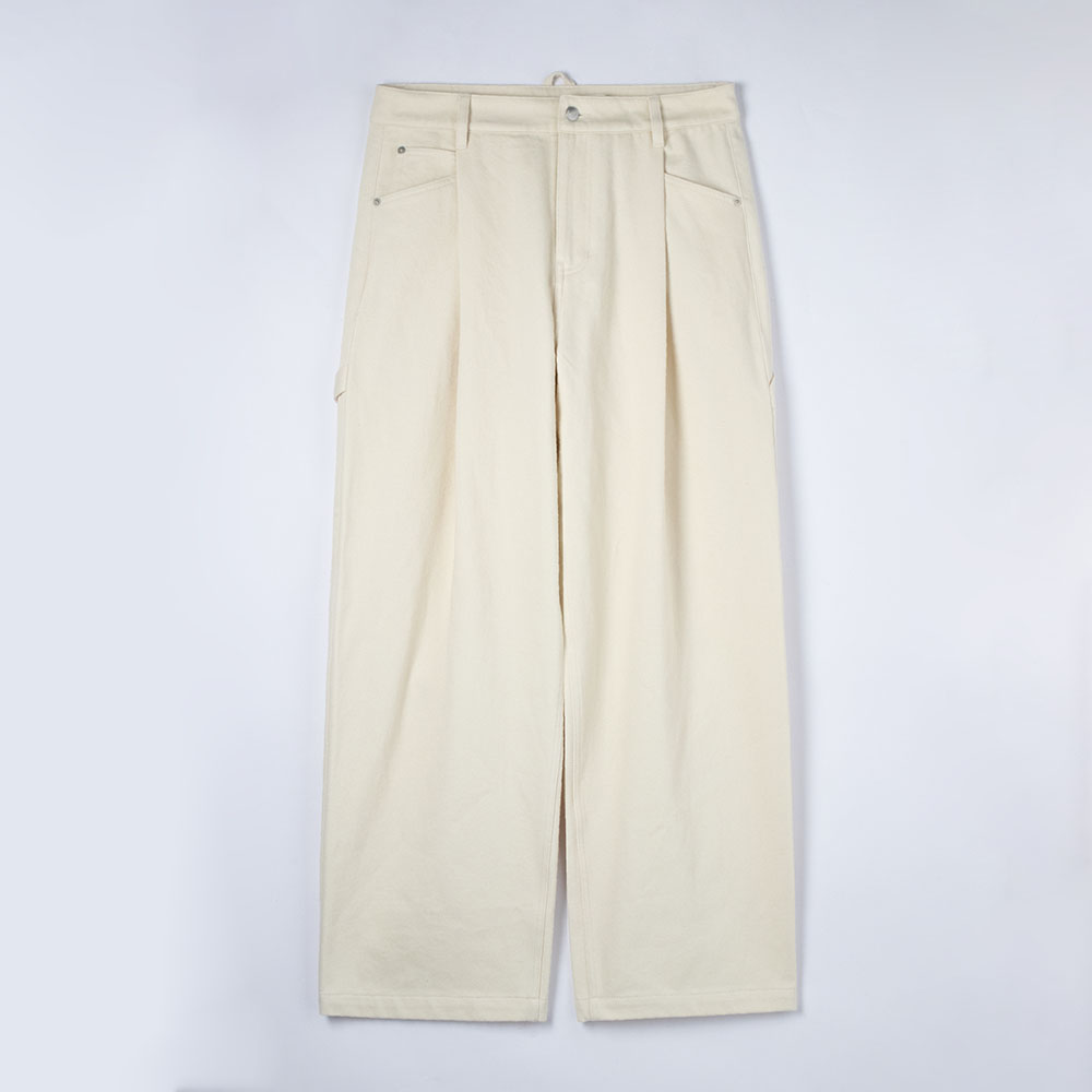 carpenter wide leg pants front view