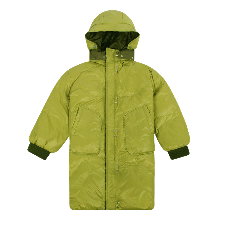 reversible puffer coat