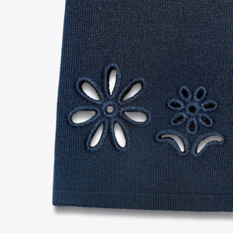 boho knit trousers knit texture detail