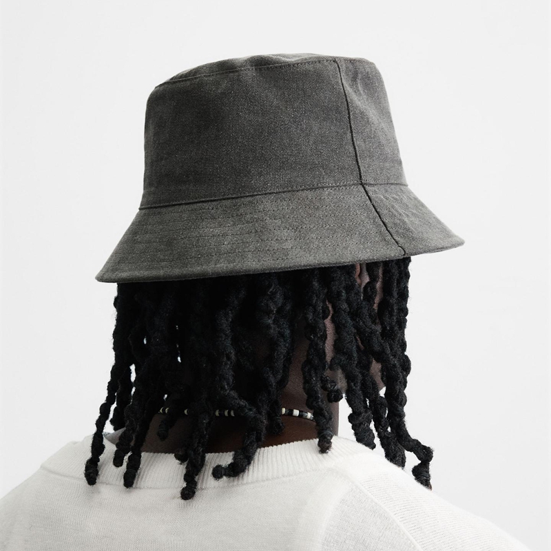 washed cotton bucket hat lifestyle back view