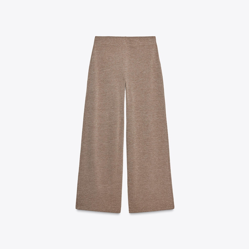 high waisted knit pants
