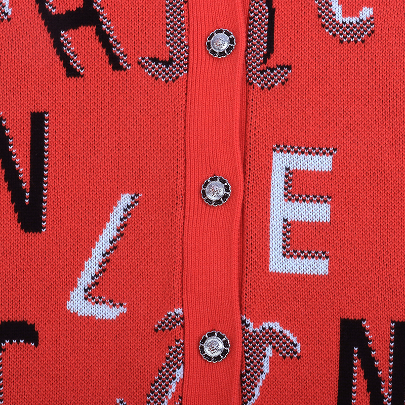custom branded knitwear production button view