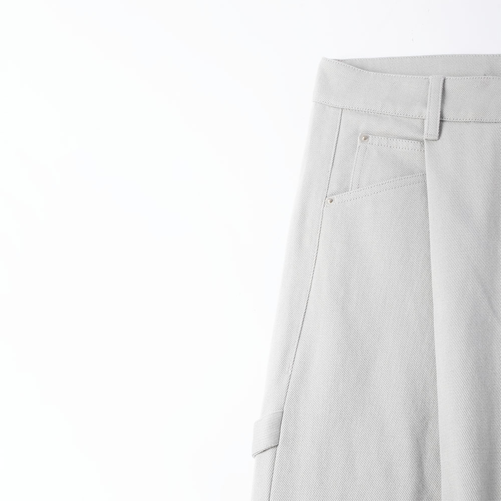 utility twill pants fabric texture detail