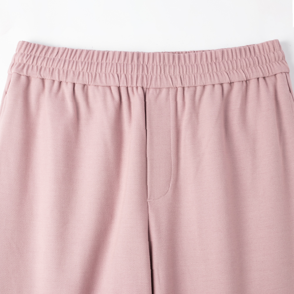 oem women's jogger pants factory waistband fabric texture detail