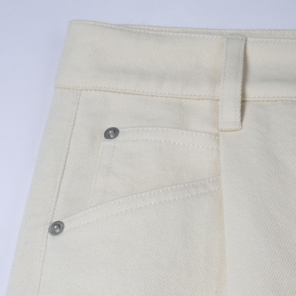 workwear twill trousers pocket detail