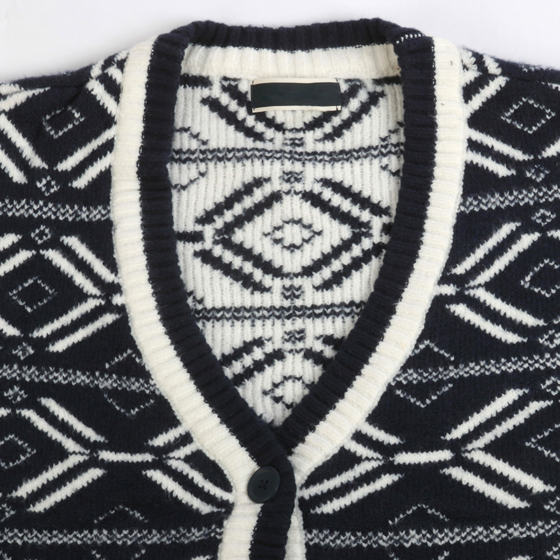 knit cardigan manufacturer collar details
