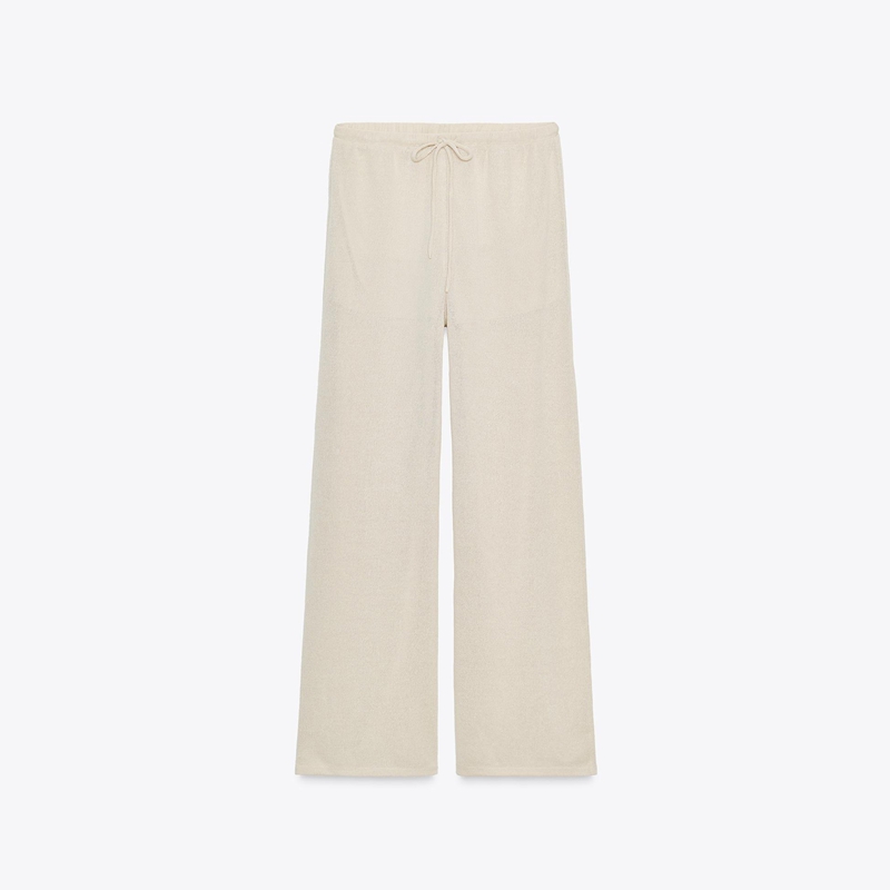 knit wide leg pants