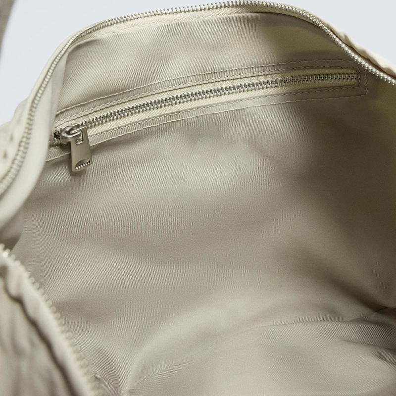 crescent shoulder bag interior detail