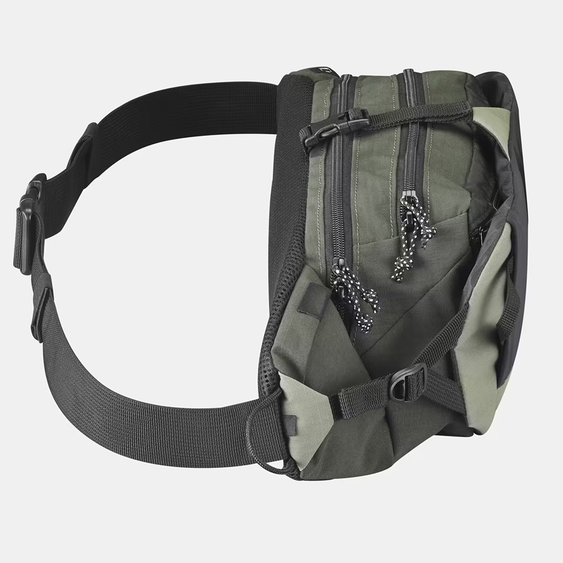 crossbody fanny pack side view
