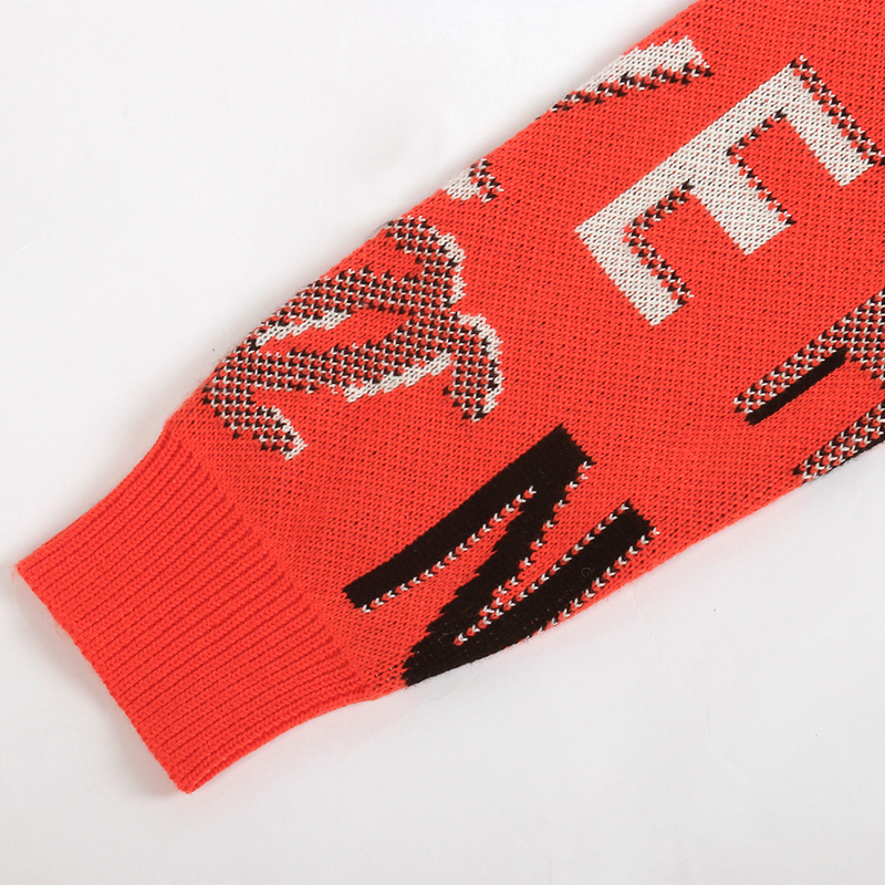 oem logo knit cardigan factory sleeve view