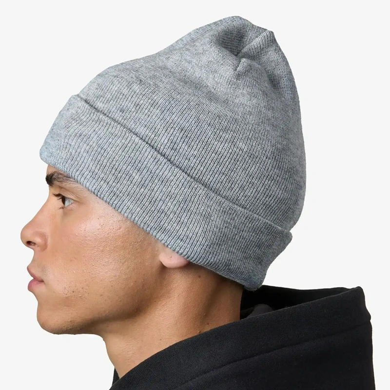 branded winter beanie supplier sample side lifestyle view