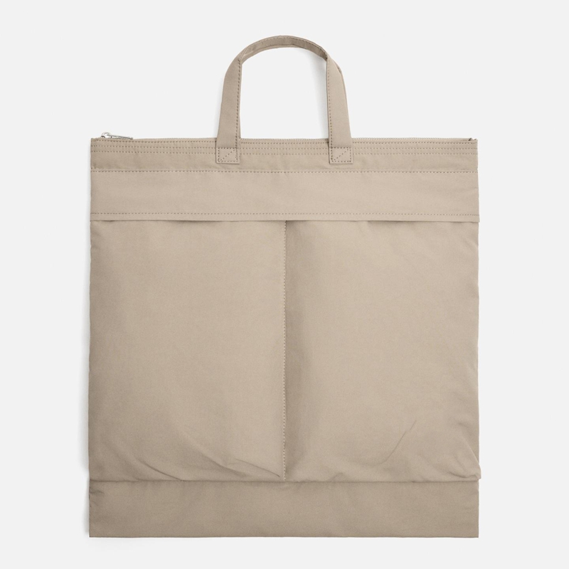 nylon work tote bag front view