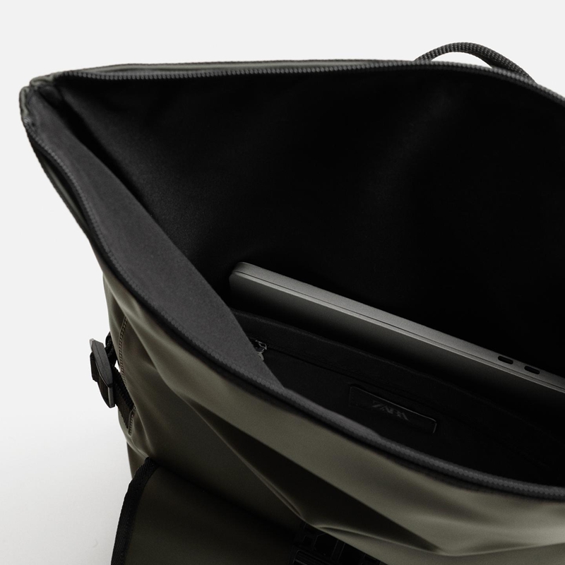 waterproof laptop backpack storage detail