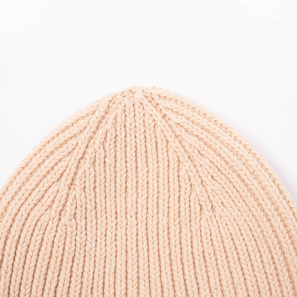 private label winter hat production hat top details