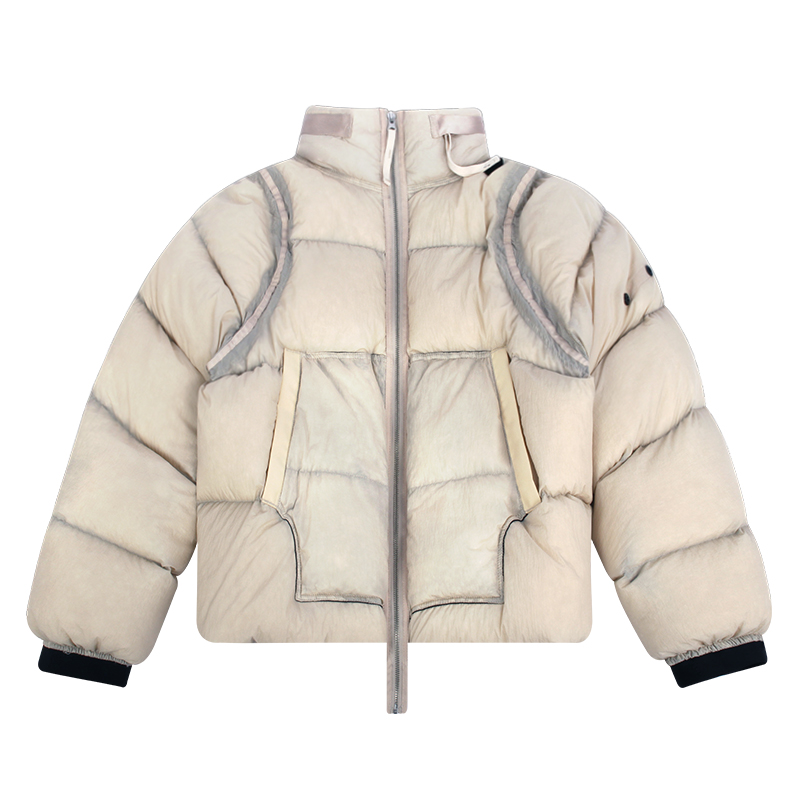 techwear puffer jacket front view