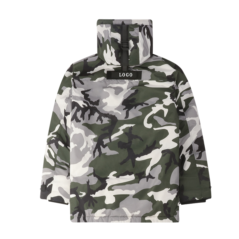 oem winter parka manufacturer back view