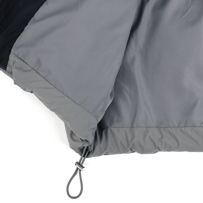 oem oversized puffer jacket manufacturer product view drawcord stopper details