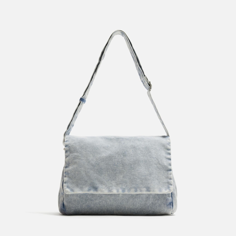 denim shoulder bag