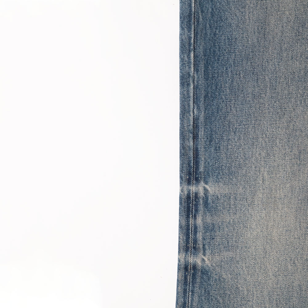 oem women's denim pants factory fabric texture detail