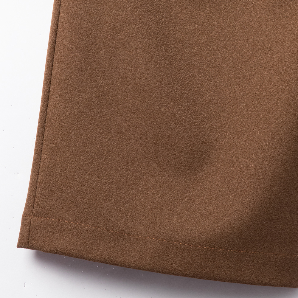 relaxed fit straight leg pants fabric texture detail