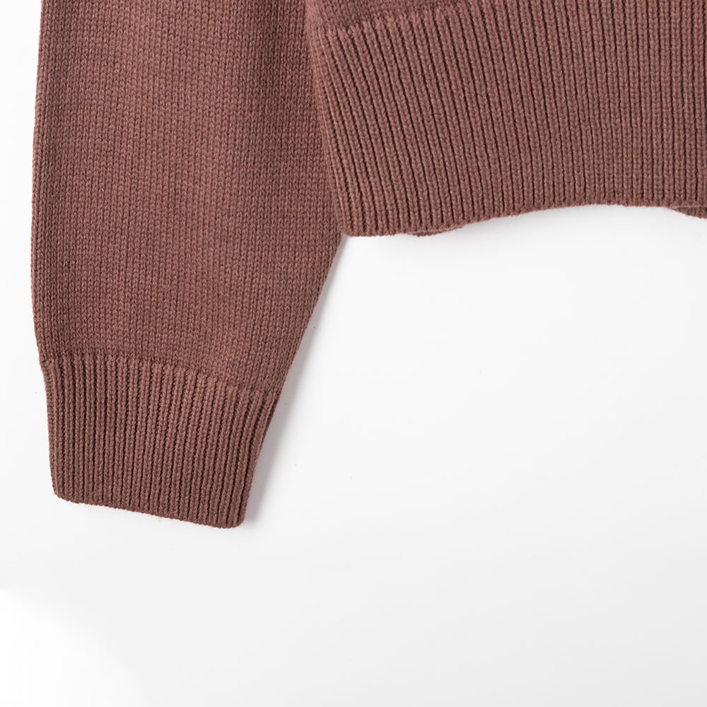 custom ribbed-trim relaxed-fit wool-blend knitwear sleeve view