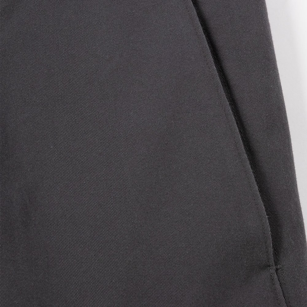 custom charcoal cargo pants fabric details