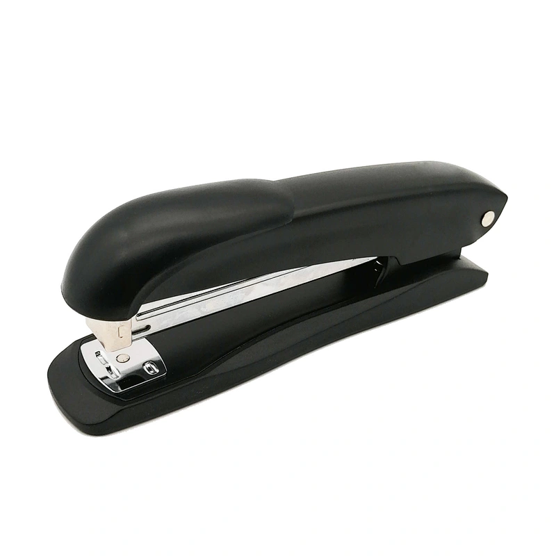 Office desk black metal full strip manual stapler