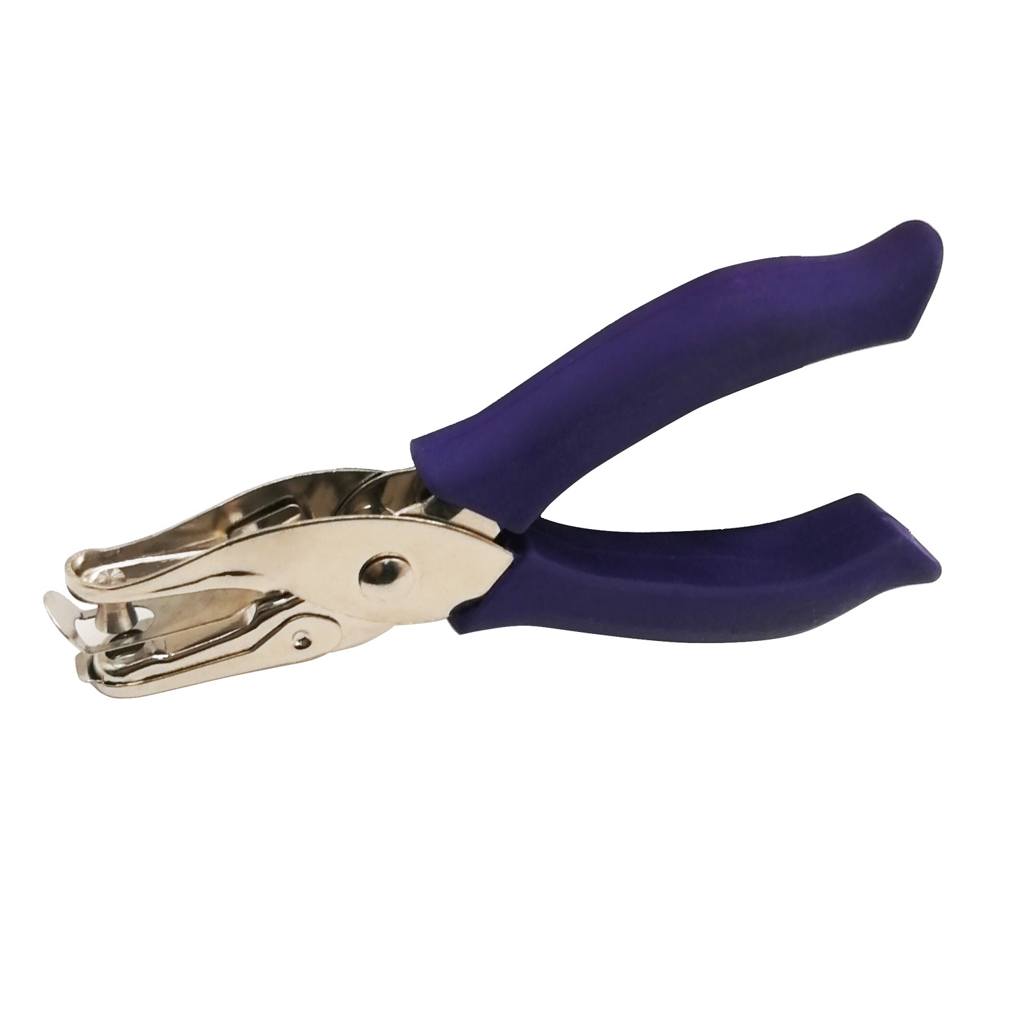 rubber handle single hole paper punch