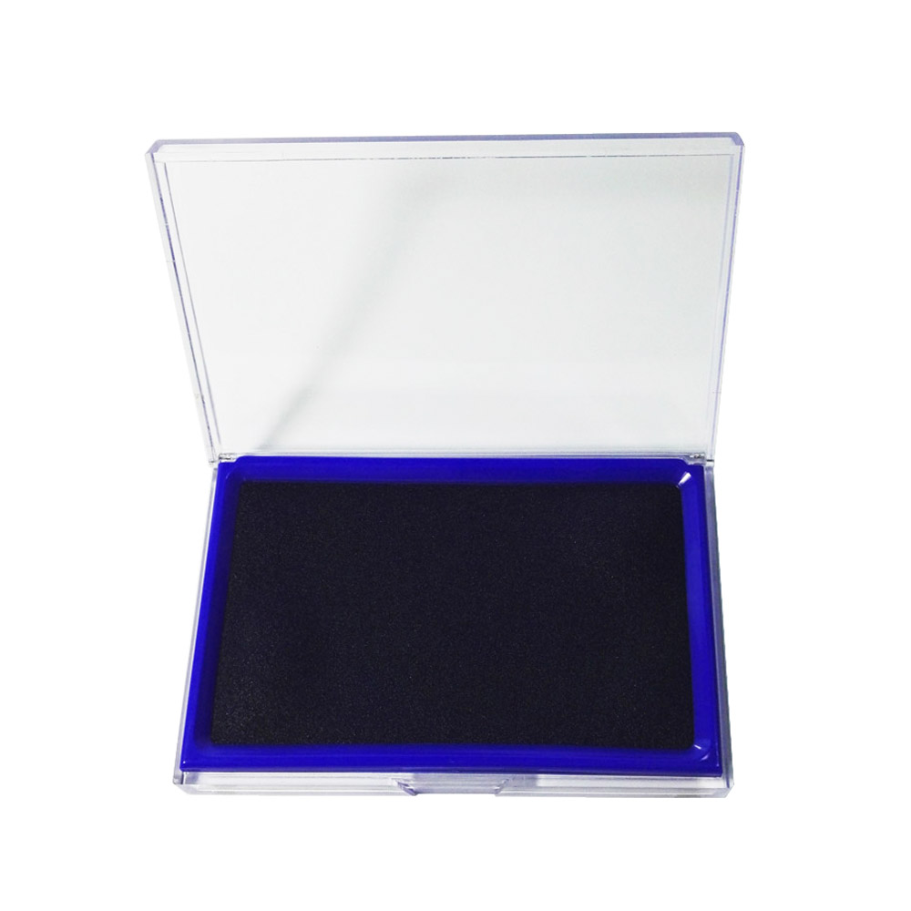 plastic shell blue ink pad