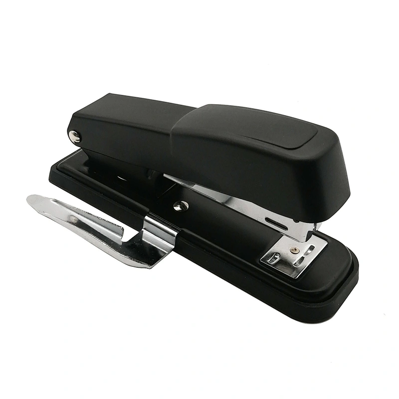 Office metal portable half strip stapler with staples remover