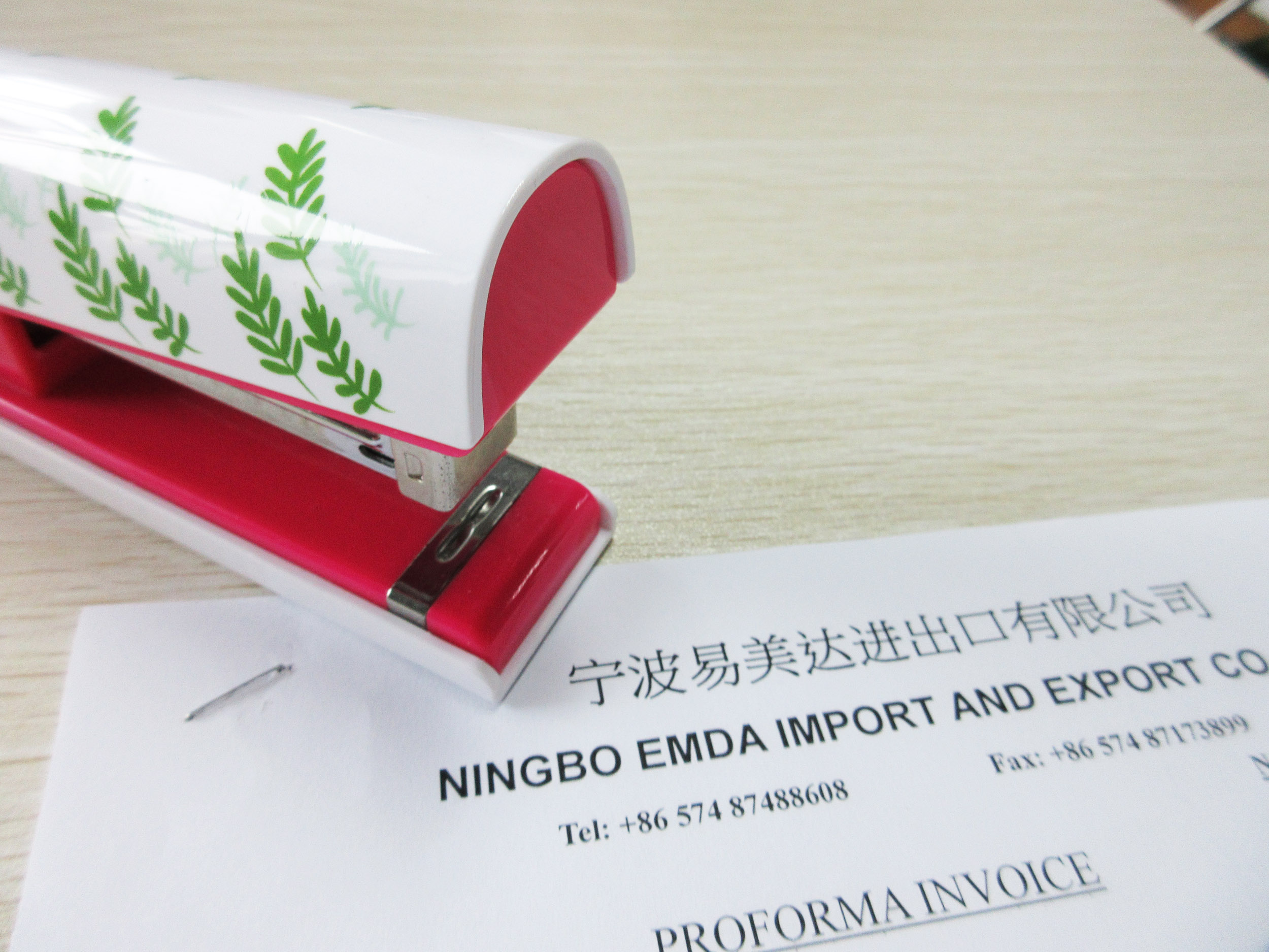 office printed stapler