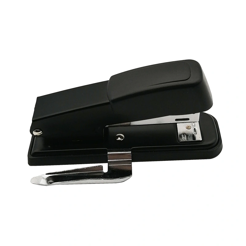 Office metal portable half strip stapler with staples remover