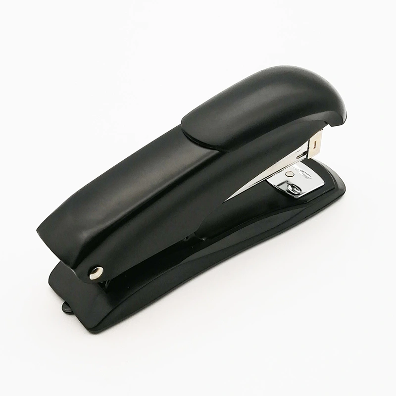 Office cheap price desk black metal half-strip stapler