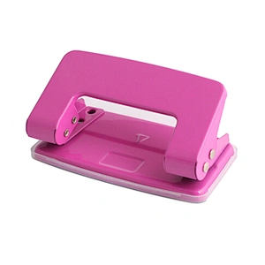 Cheap office mini size puncher small metal 8 sheets 2 holes paper punch