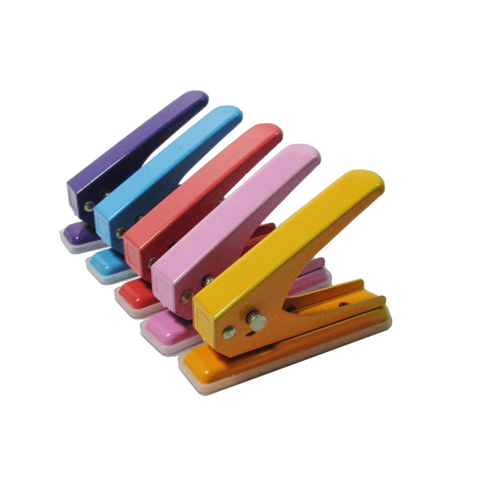 colored one hole paper punch
