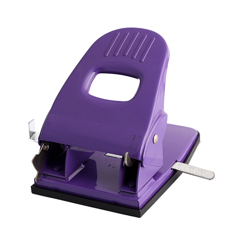Metal structure 32 sheets paper puncher adjustable paper punch