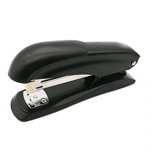 Office cheap price desk black metal half-strip stapler