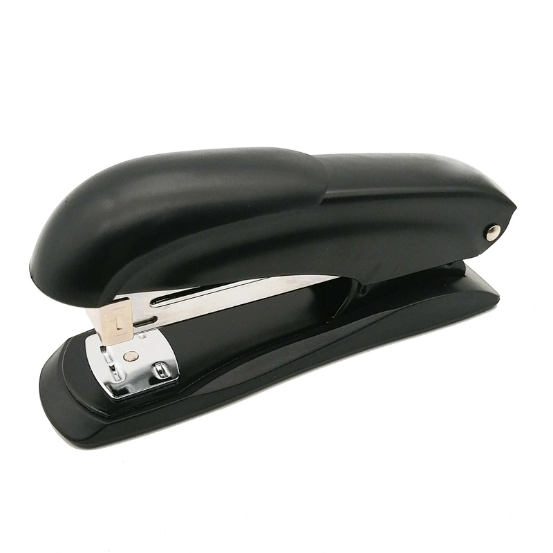 Office cheap price desk black metal half-strip stapler