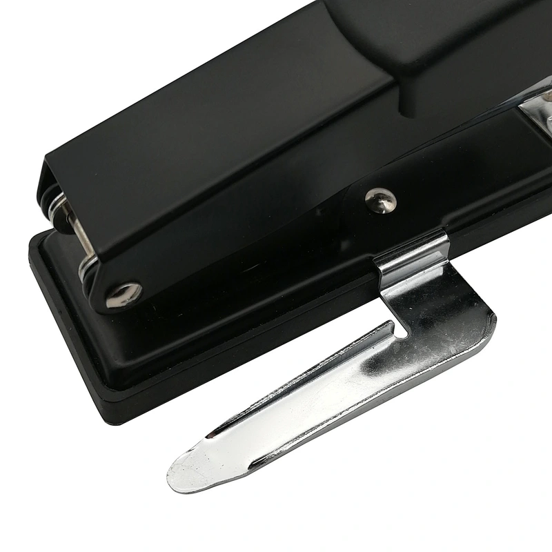 Office metal portable half strip stapler with staples remover