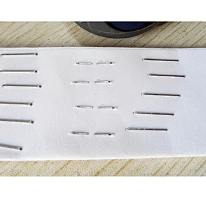 Office metal full strip flat pinch paper stapler