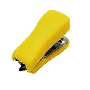 Portable mini plastic desk no.10 staples stapler with remover