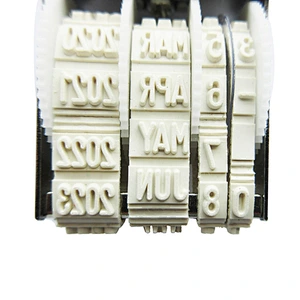 Factory price office desktop easy using changeable date stamp rubber stamp