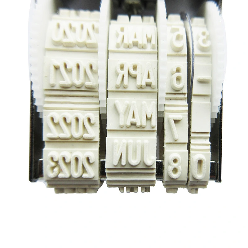 Factory price office desktop easy using changeable date stamp rubber stamp