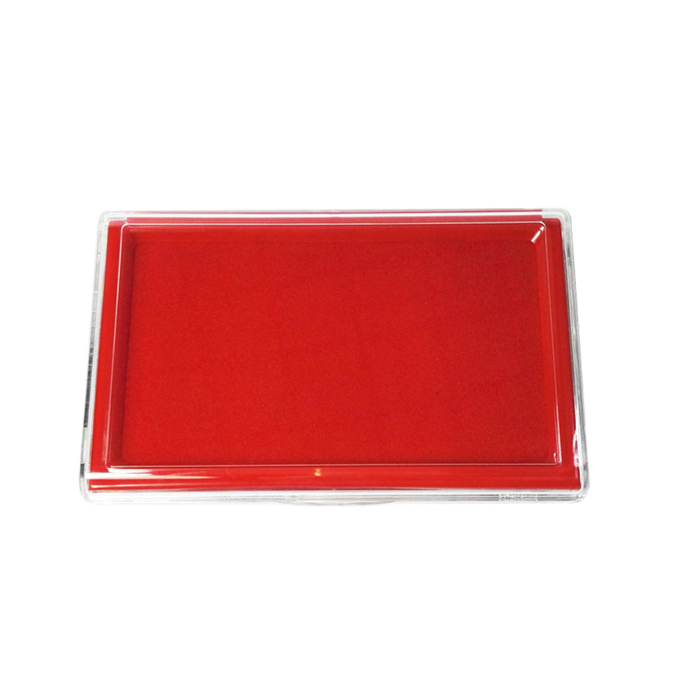 plastic shell red ink pad
