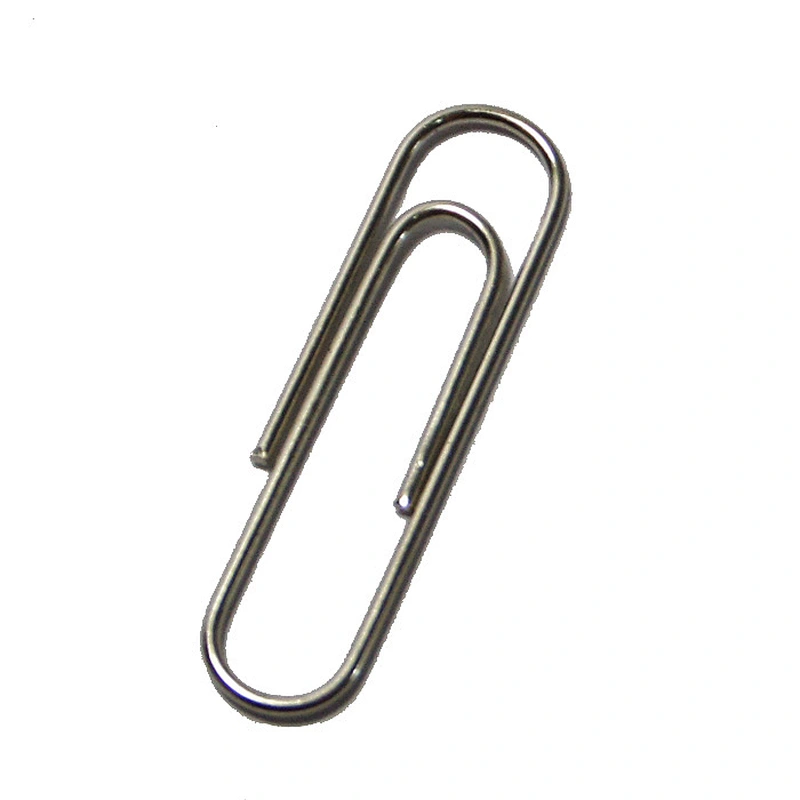 Office desktop standard document clip 28mm metal paper clip