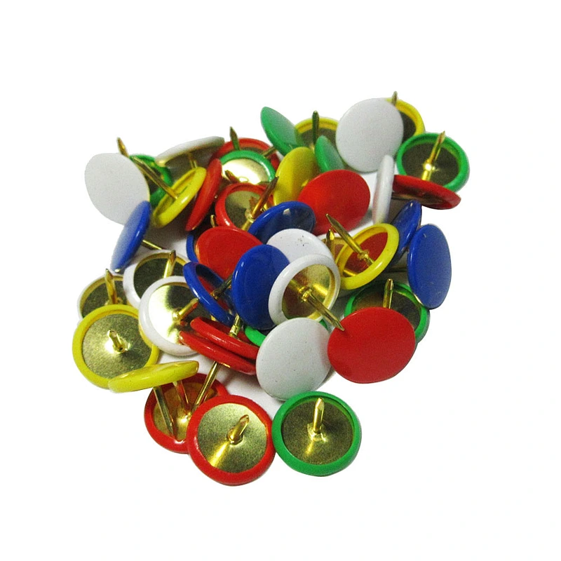 Office desktop colorful cork board tacks push pin
