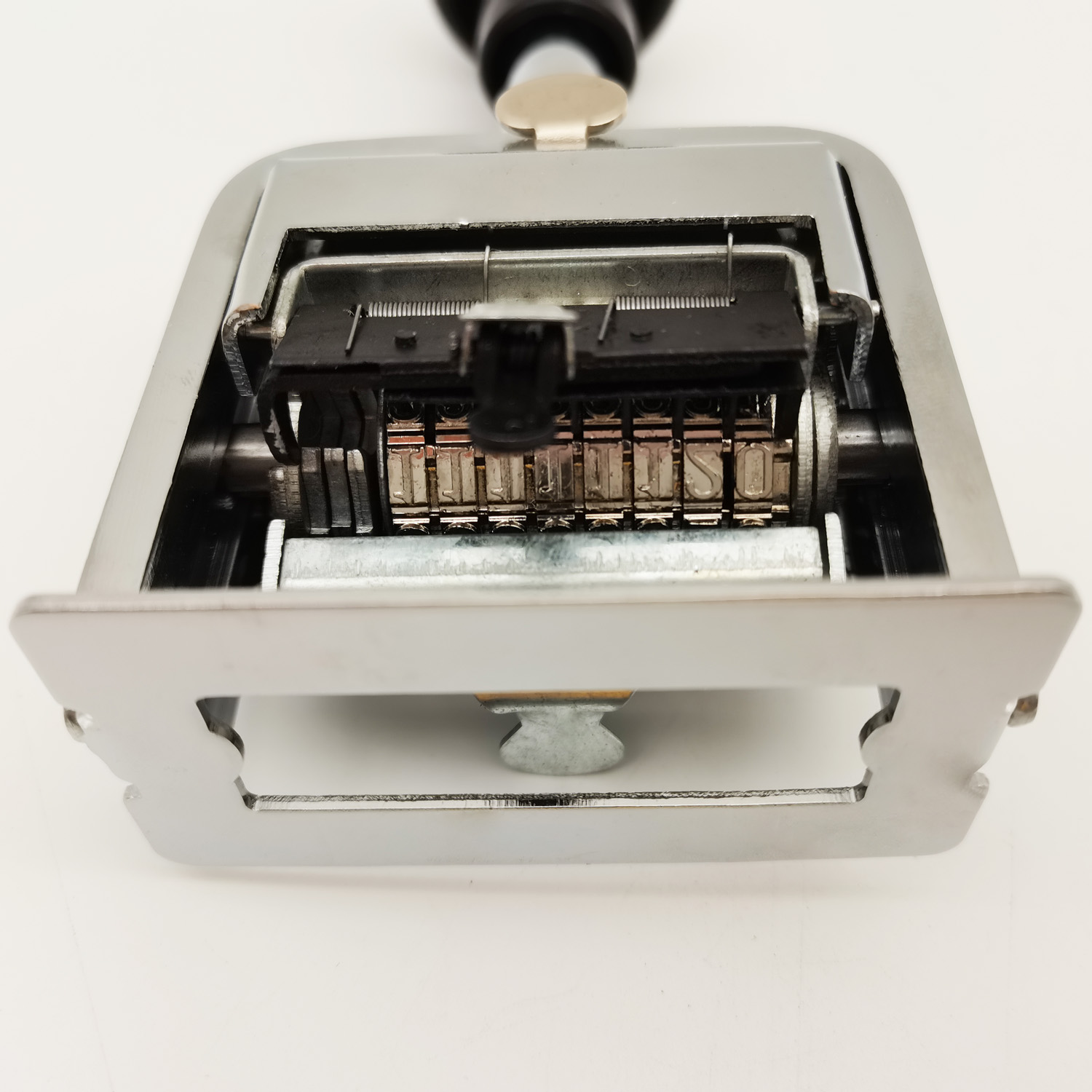 metal date annd number stamp