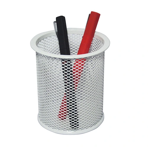 Офисный настольный металлический сетчатый держатель для ручек