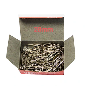 Office desktop standard document clip 28mm metal paper clip