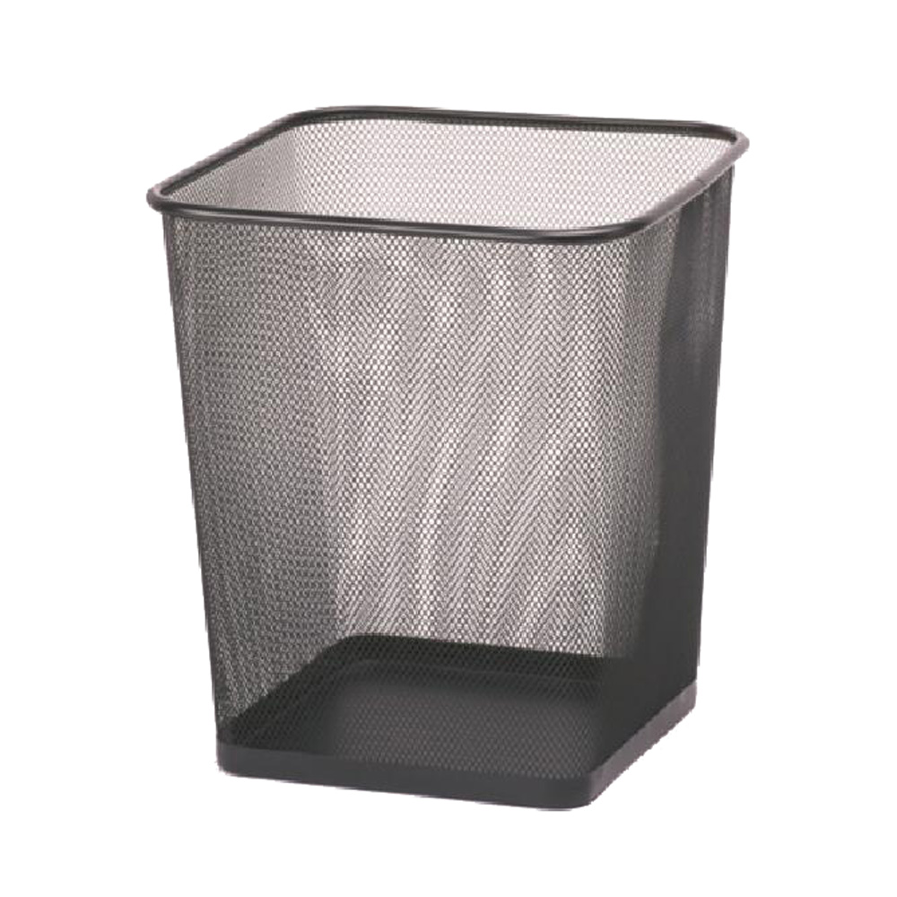 wholesale metal black waste bin